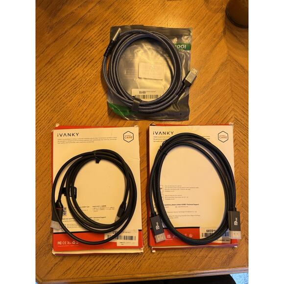 Mini DisplayPort to DisplayPort, Mini HDMI to HDMI, DisplayPort To DisplayPort - Picture 1 of 10
